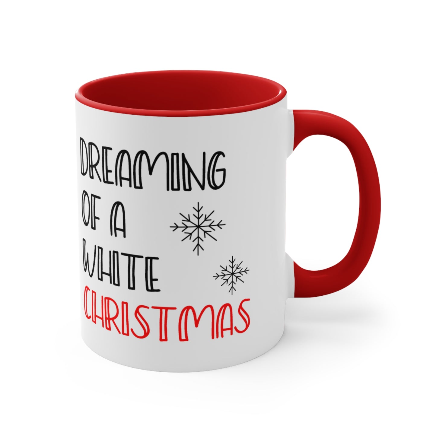 Dreaming of a White Christmas Accent Mug