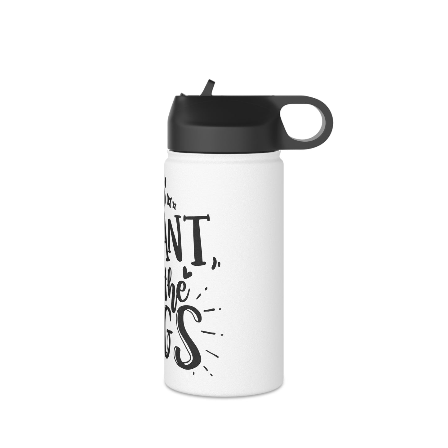 I Want All the Dogs Stainless Steel Water Bottle, Standard Lid