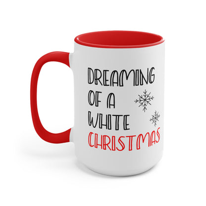 Dreaming of a White Christmas Accent Mug