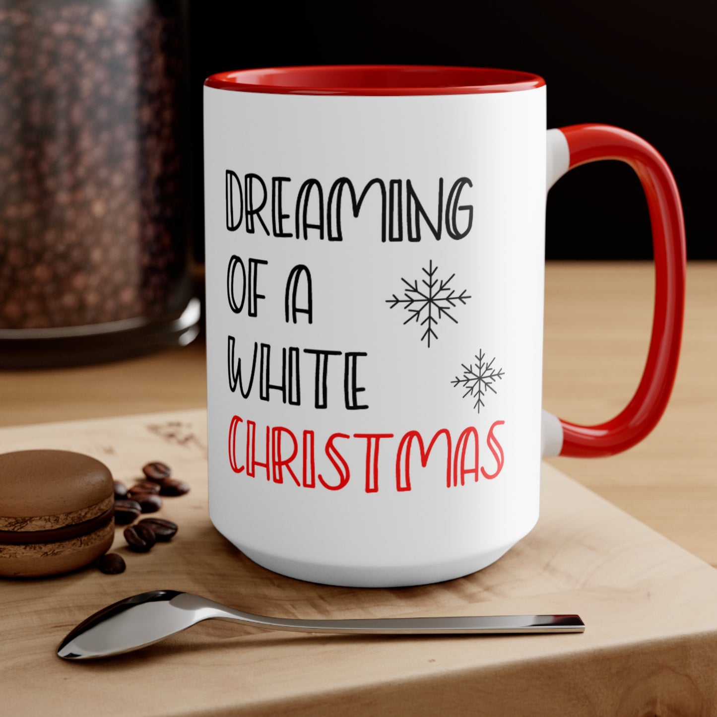 Dreaming of a White Christmas Accent Mug