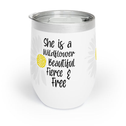 Wildflower Chill Wine Tumbler