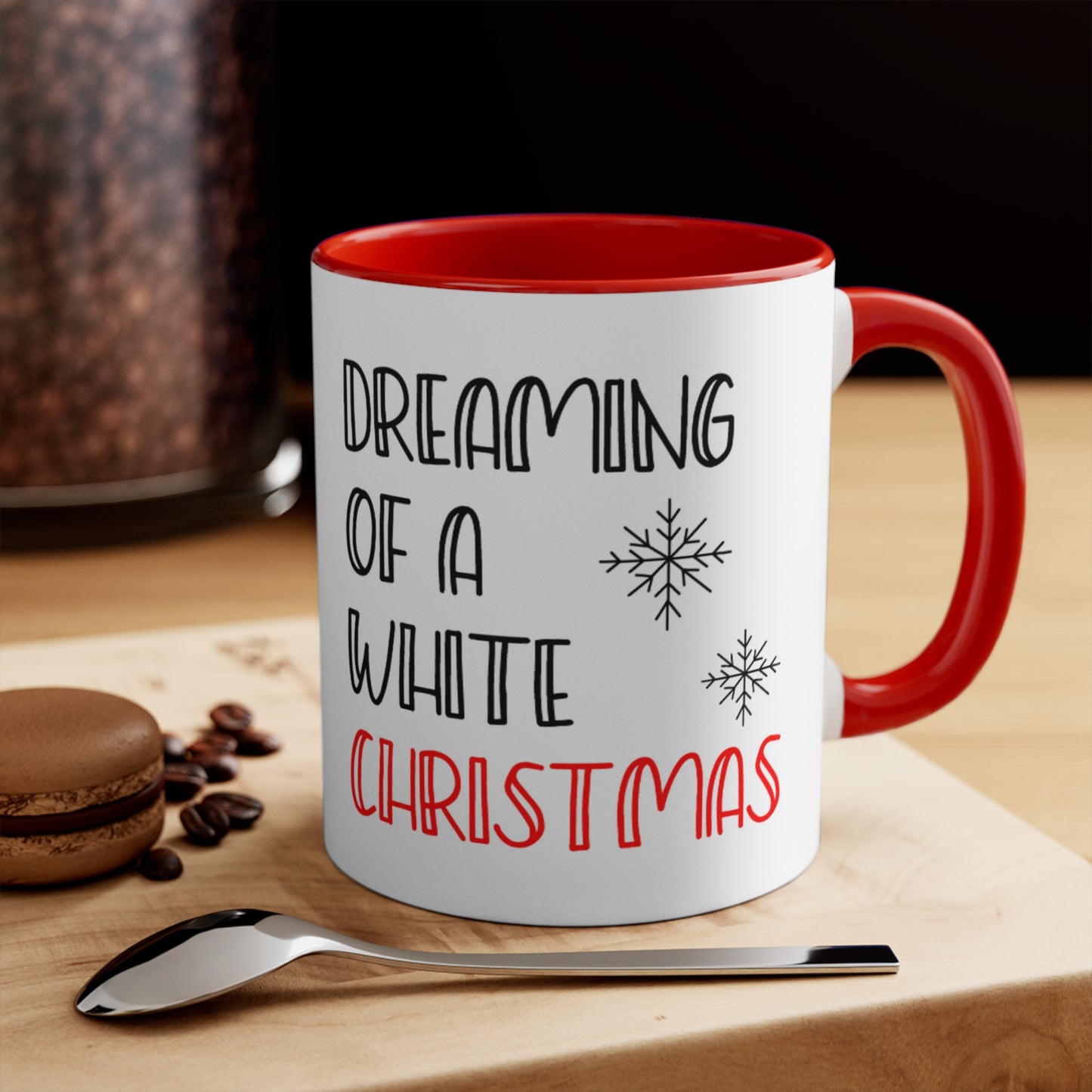 Dreaming of a White Christmas Accent Mug