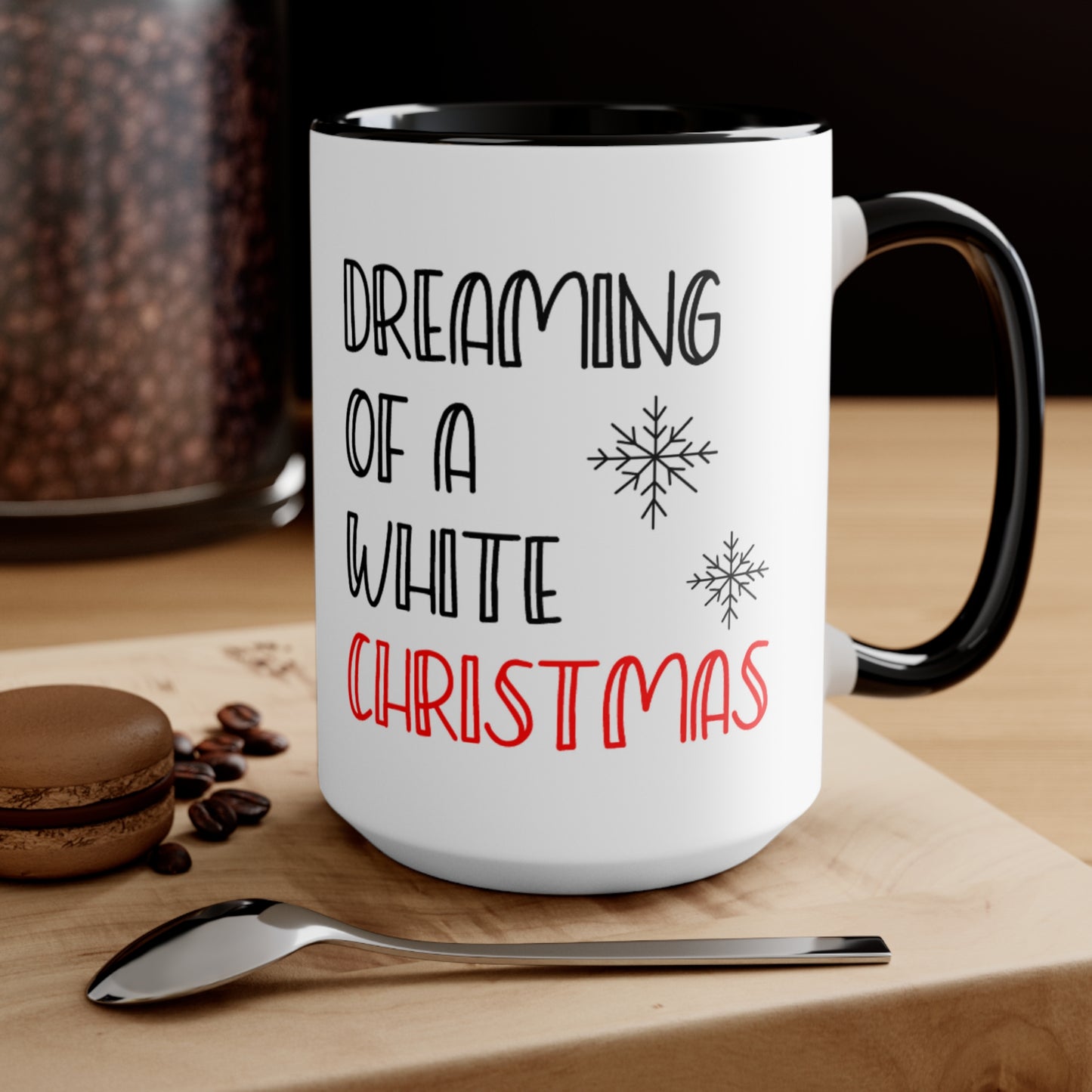 Dreaming of a White Christmas Accent Mug