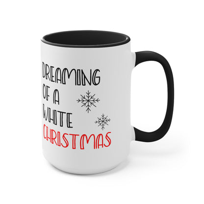 Dreaming of a White Christmas Accent Mug