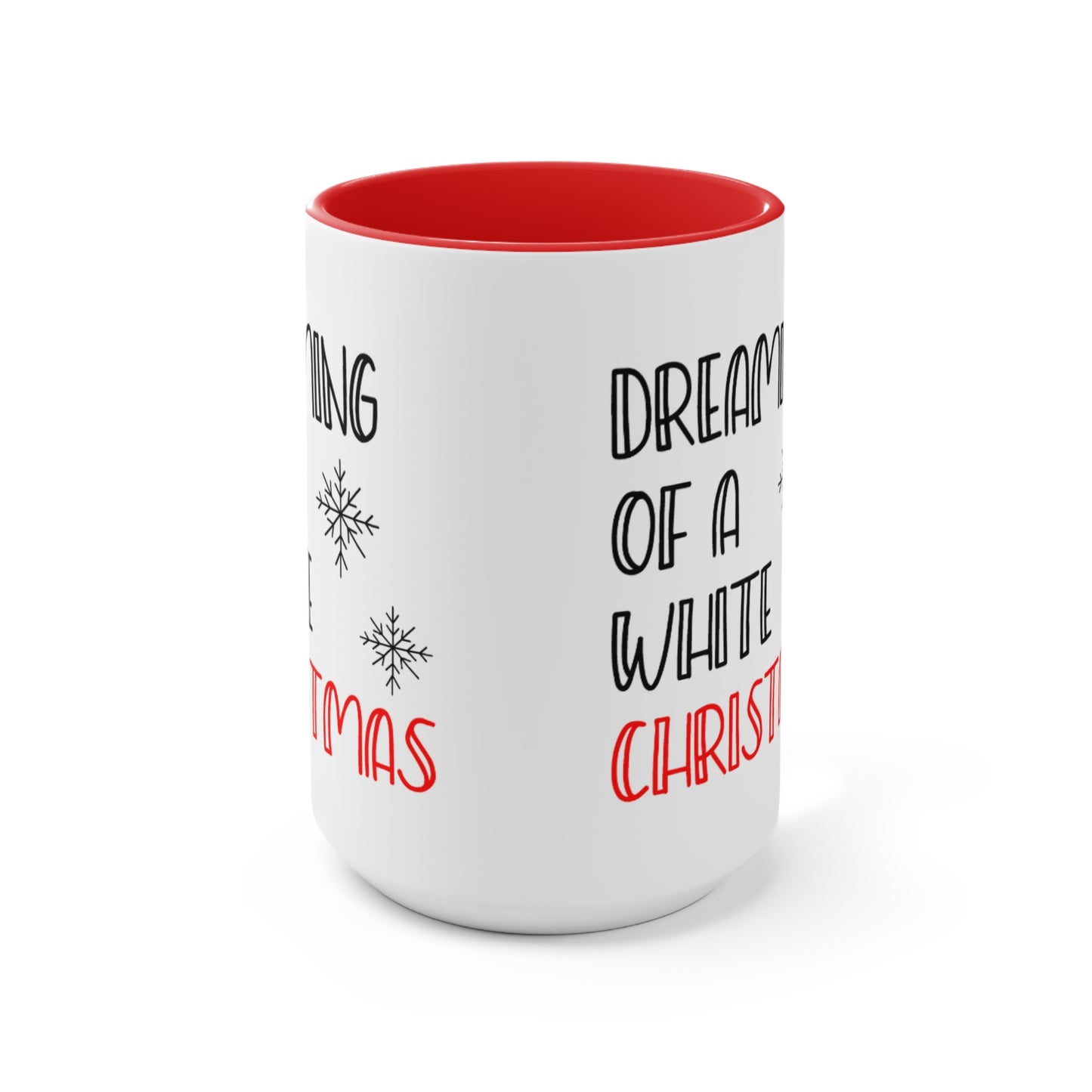 Dreaming of a White Christmas Accent Mug