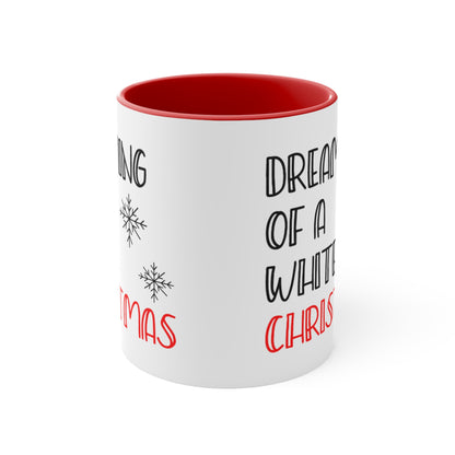 Dreaming of a White Christmas Accent Mug