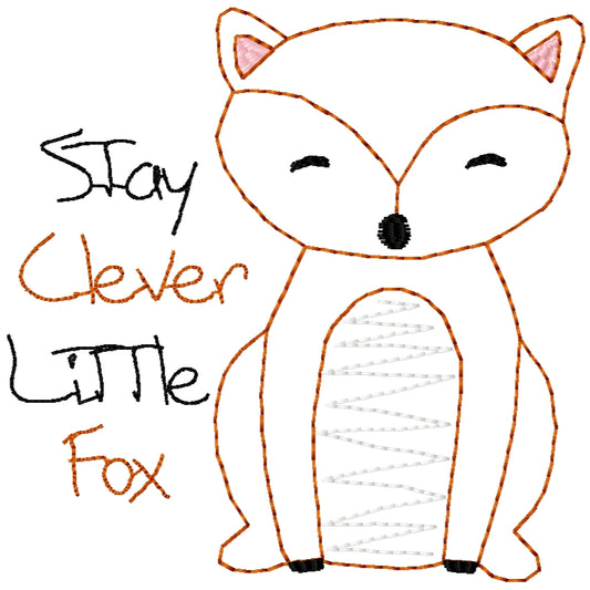 Fox Machine Embroidery Design