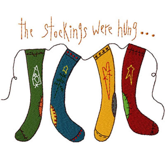 Stockings were hung - fill, Machine Embroidery Design