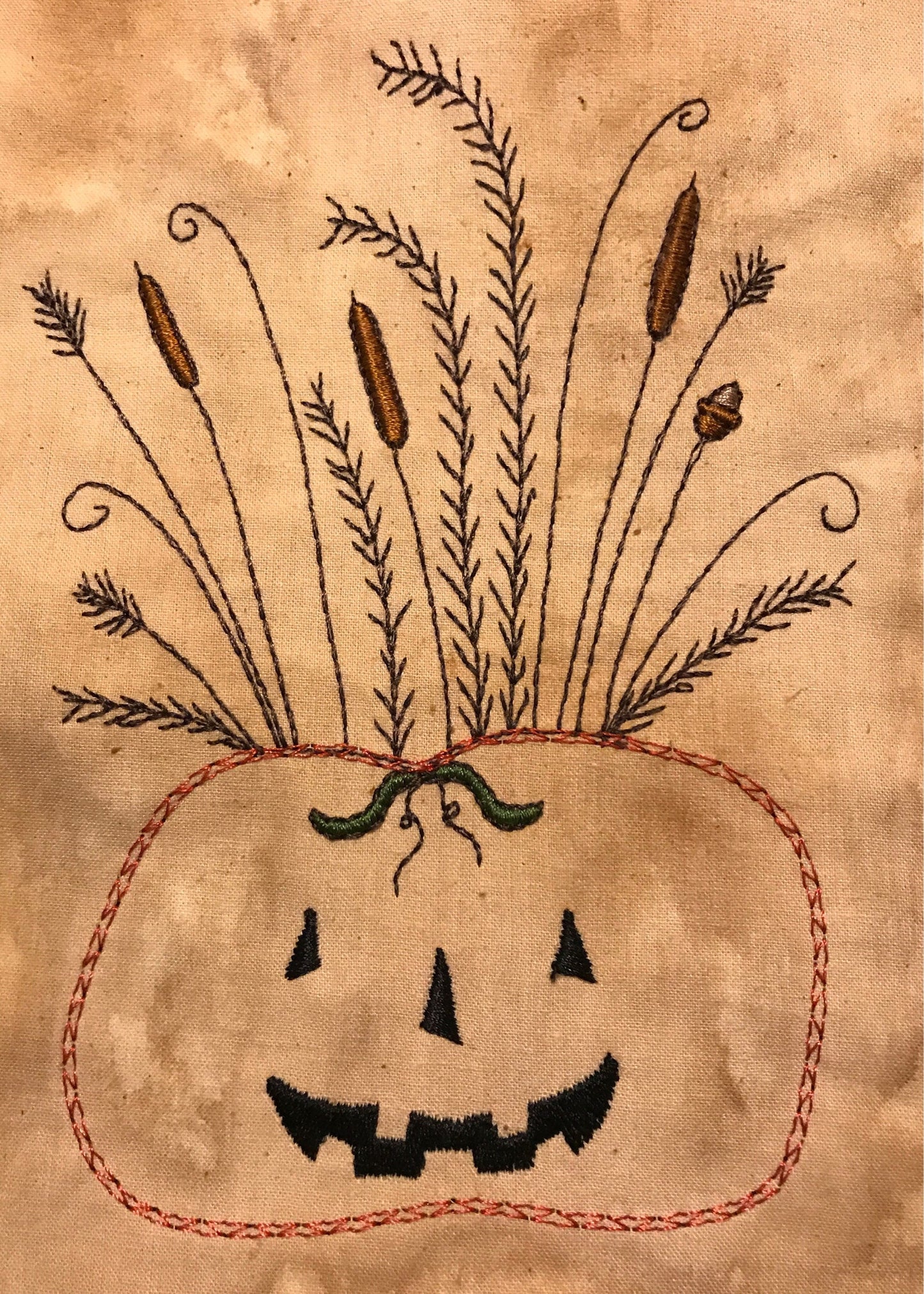 Fall Arrangement-outline Machine Embroidery Design