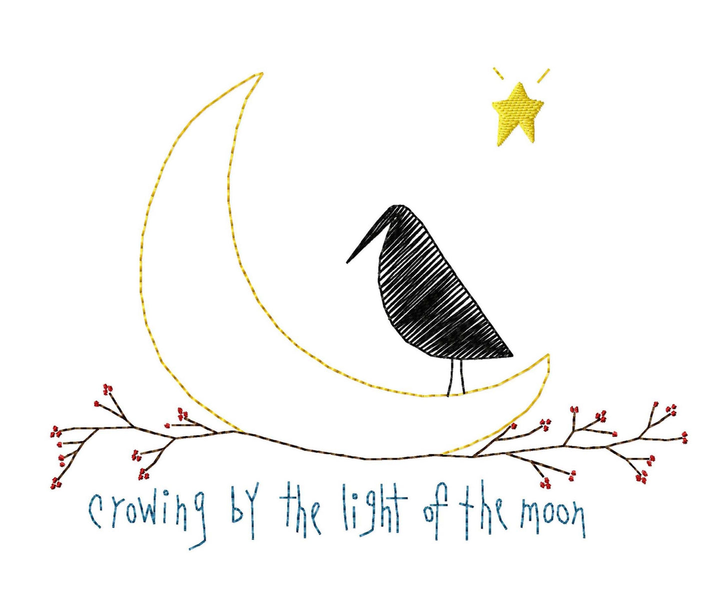 Light of the Moon Machine Embroidery Design